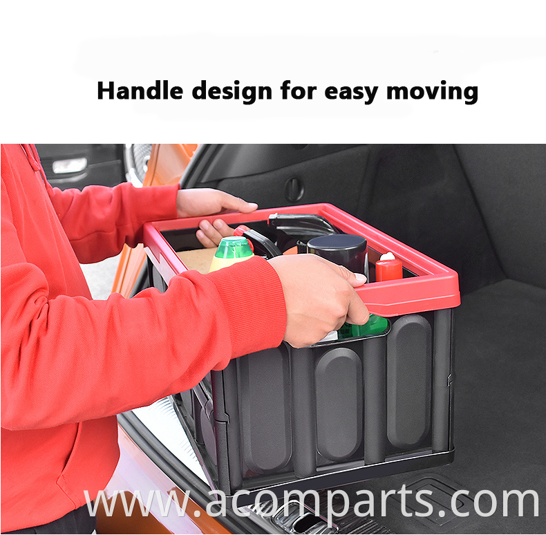 DIY easy install car parking back seat slot telescopic black storage garage box with covers